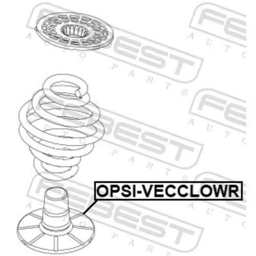 Tanier pružiny OPSI-VECCLOWR /FEBEST/ - obr. 1