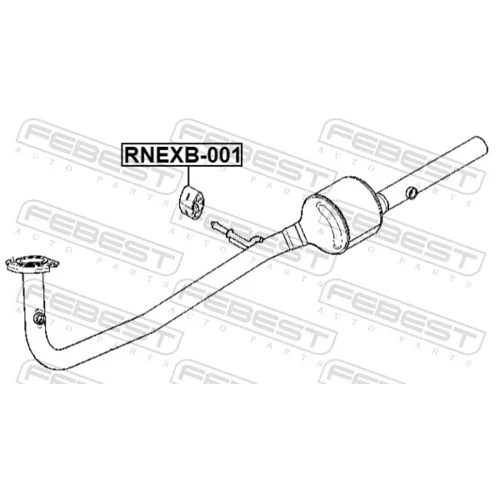 Doraz tlmiča výfuku RNEXB-001 /FEBEST/ - obr. 1