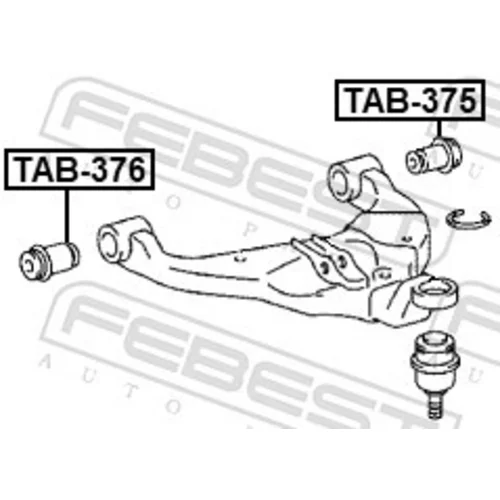 Uloženie riadenia TAB-376 /FEBEST/ - obr. 1