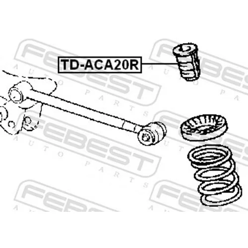 Doraz odpruženia TD-ACA20R /FEBEST/ - obr. 1