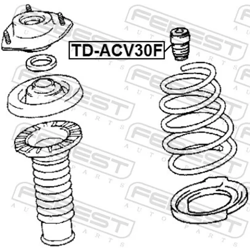 Doraz odpruženia TD-ACV30F /FEBEST/ - obr. 1