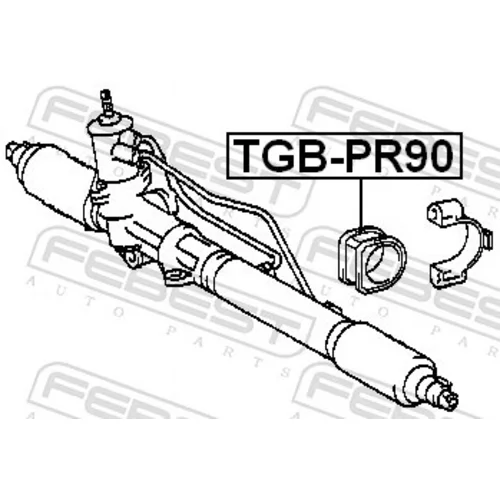 Uloženie prevodovky riadenia TGB-PR90 /FEBEST/ - obr. 1