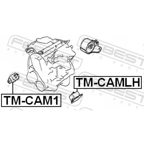 Uloženie motora TM-CAMLH /FEBEST/ - obr. 1