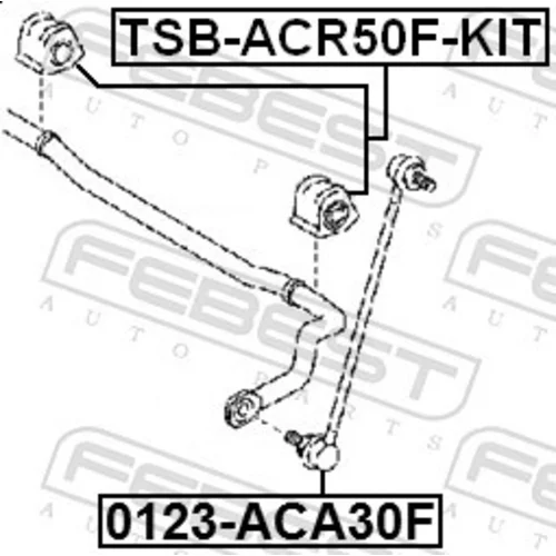 Opravná sada uloženia stabilizátora TSB-ACR50F-KIT /FEBEST/ - obr. 1