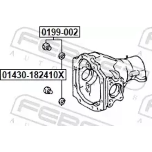 Skrutka olejovej vane 0199-002 /FEBEST/ - obr. 1