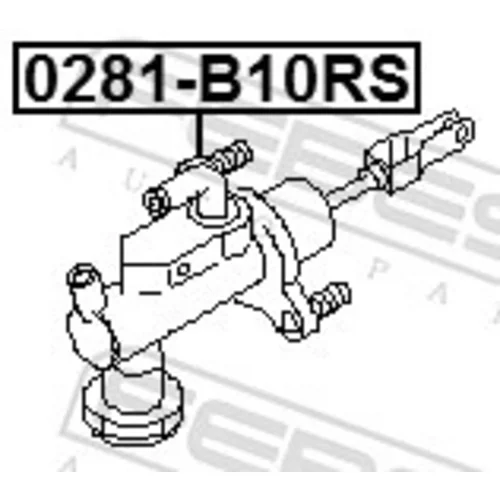 Hlavný spojkový valec 0281-B10RS /FEBEST/ - obr. 1