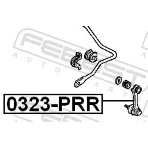 Tyč/Vzpera stabilizátora 0323-PRR /FEBEST/ - obr. 1