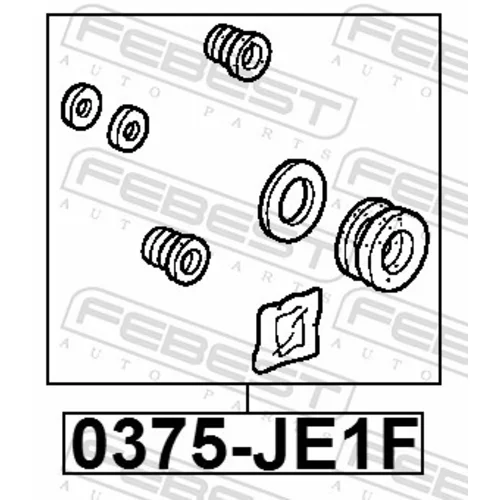 Opravná sada brzdového strmeňa 0375-JE1F /FEBEST/ - obr. 1