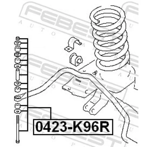 Tyč/Vzpera stabilizátora 0423-K96R /FEBEST/ - obr. 1