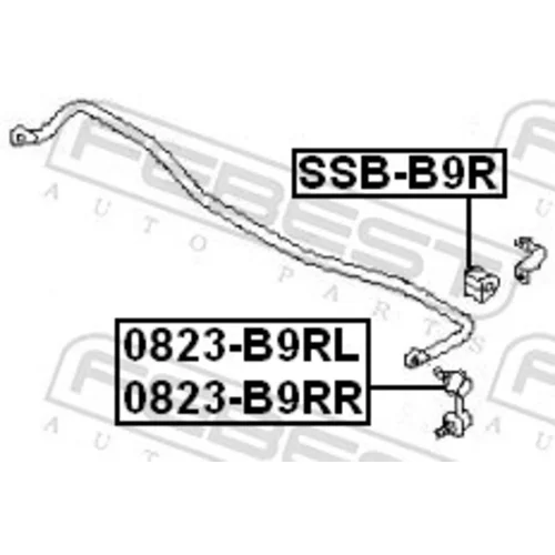 Tyč/Vzpera stabilizátora 0823-B9RL /FEBEST/ - obr. 1