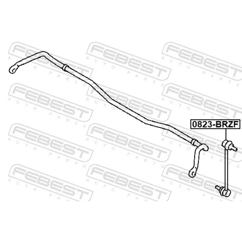 Tyč/Vzpera stabilizátora 0823-BRZF /FEBEST/ - obr. 1