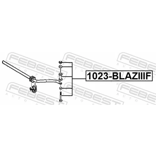 Tyč/Vzpera stabilizátora 1023-BLAZIIIF /FEBEST/ - obr. 1