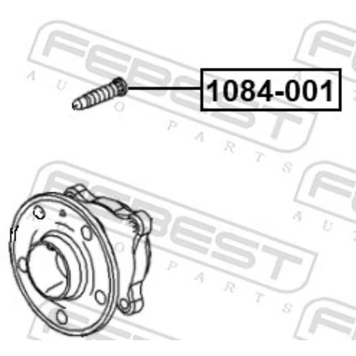 Čap kolesa 1084-001 /FEBEST/ - obr. 1