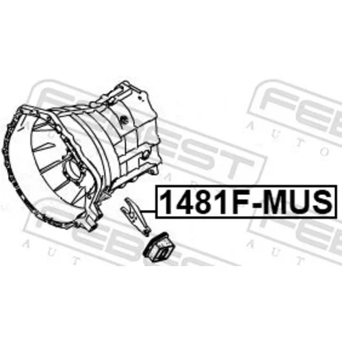 Vysúvacia vidlica spojky 1481F-MUS /FEBEST/ - obr. 1