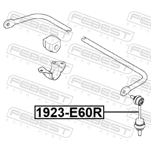 Tyč/Vzpera stabilizátora 1923-E60R /FEBEST/ - obr. 1