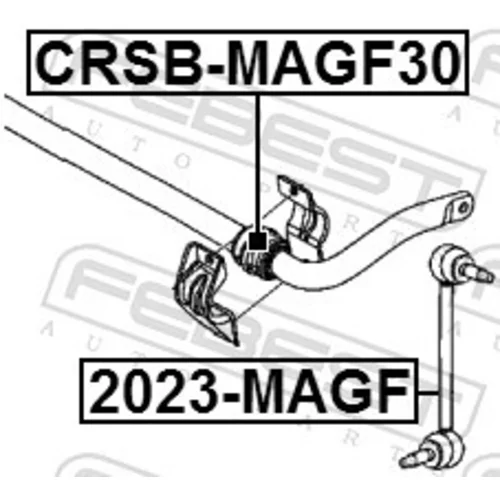 Tyč/Vzpera stabilizátora 2023-MAGF /FEBEST/ - obr. 1