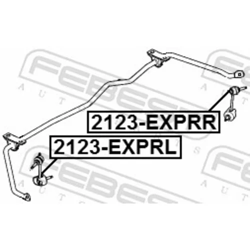 Tyč/Vzpera stabilizátora 2123-EXPRR /FEBEST/ - obr. 1