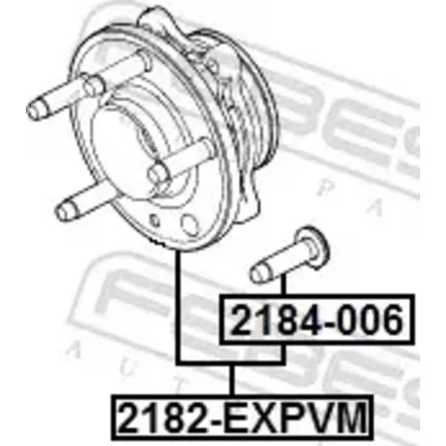 Čap kolesa 2184-006 /FEBEST/ - obr. 1