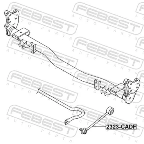 Tyč/Vzpera stabilizátora 2323-CADF /FEBEST/ - obr. 1