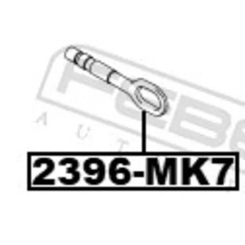 Vlečný hák 2396-MK7 /FEBEST/ - obr. 1