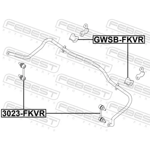 Tyč/Vzpera stabilizátora 3023-FKVR /FEBEST/ - obr. 1