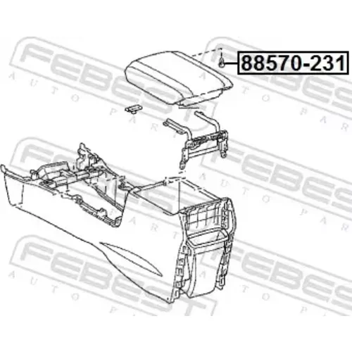Opierka ruky 88570-231 /FEBEST/ - obr. 1
