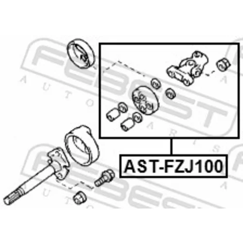 Hriadeľ riadenia AST-FZJ100 /FEBEST/ - obr. 1