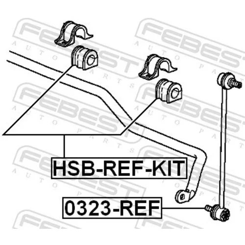 Opravná sada uloženia stabilizátora HSB-REF-KIT /FEBEST/ - obr. 1