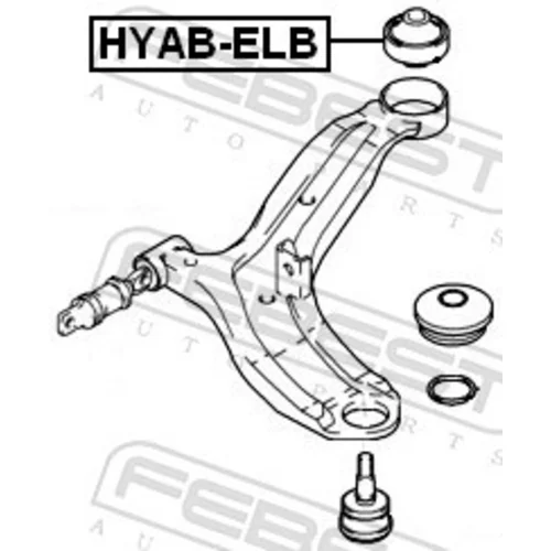 Uloženie riadenia HYAB-ELB /FEBEST/ - obr. 1