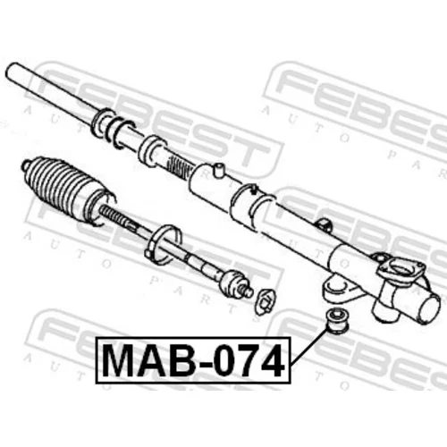 Uloženie prevodovky riadenia MAB-074 /FEBEST/ - obr. 1