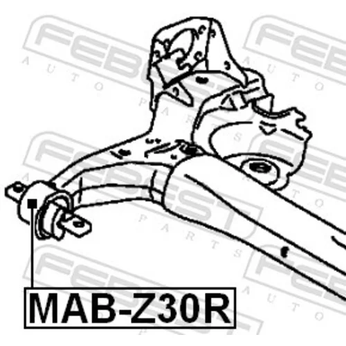 Uloženie tela nápravy MAB-Z30R /FEBEST/ - obr. 1