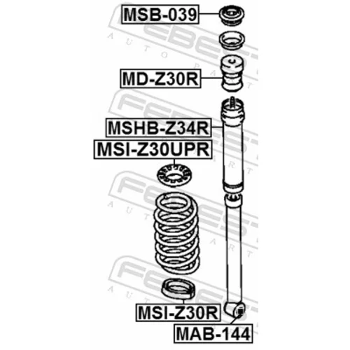 Tanier pružiny MSI-Z30R /FEBEST/ - obr. 1