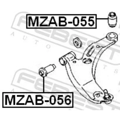 Uloženie riadenia MZAB-056 /FEBEST/ - obr. 1