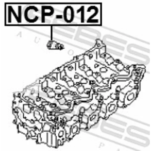 Tesniaci krúžok vstrekovacieho ventilu NCP-012 /FEBEST/ - obr. 1