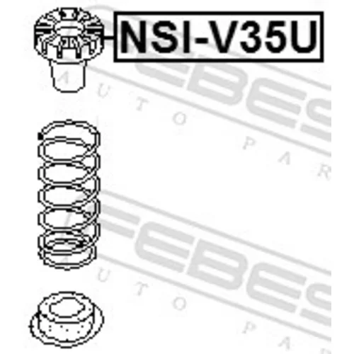 Tanier pružiny NSI-V35U /FEBEST/ - obr. 1
