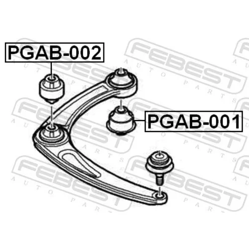 Uloženie riadenia PGAB-002 /FEBEST/ - obr. 1