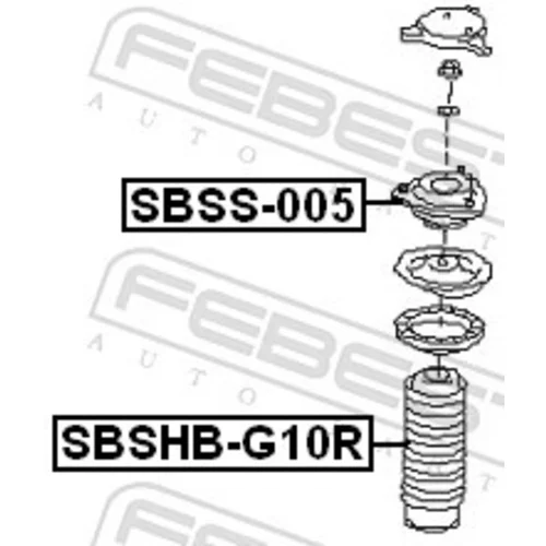 Ložisko pružnej vzpery SBSS-005 /FEBEST/ - obr. 1