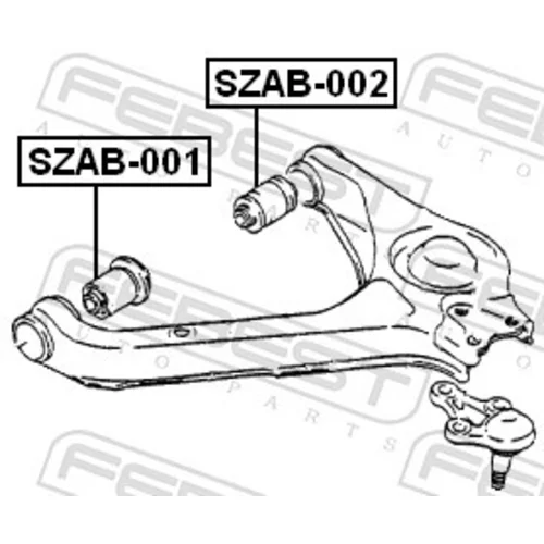 Uloženie riadenia SZAB-001 /FEBEST/ - obr. 1