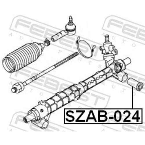 Uloženie prevodovky riadenia SZAB-024 /FEBEST/ - obr. 1