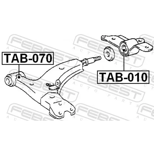 Uloženie riadenia TAB-010 /FEBEST/ - obr. 1