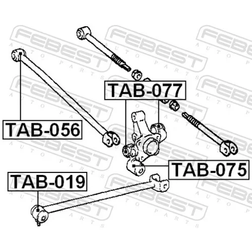 Uloženie riadenia TAB-056 /FEBEST/ - obr. 1