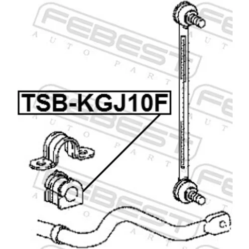 Uloženie priečneho stabilizátora TSB-KGJ10F /FEBEST/ - obr. 1