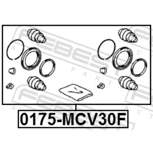 Opravná sada brzdového strmeňa 0175-MCV30F /FEBEST/ - obr. 1