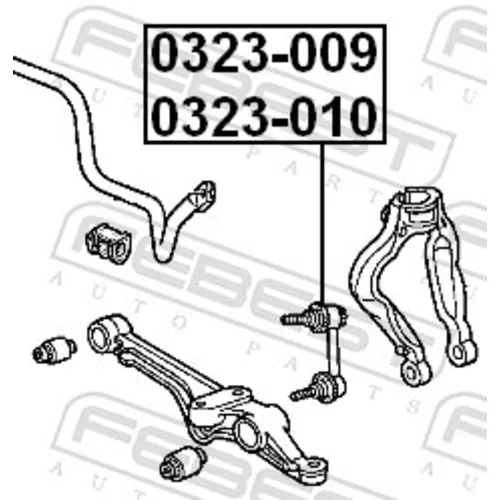 Tyč/Vzpera stabilizátora 0323-010 /FEBEST/ - obr. 1