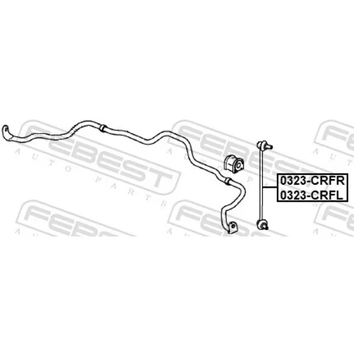 Tyč/Vzpera stabilizátora 0323-CRFL /FEBEST/ - obr. 1