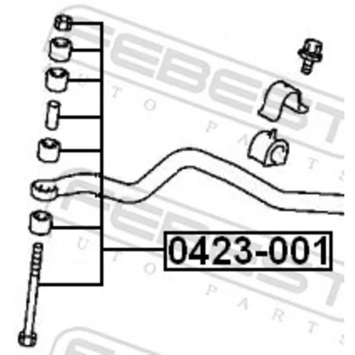 Tyč/Vzpera stabilizátora 0423-001 /FEBEST/ - obr. 1