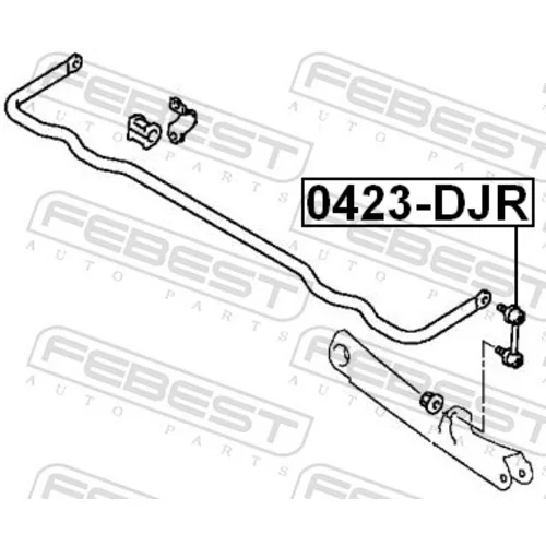 Tyč/Vzpera stabilizátora 0423-DJR /FEBEST/ - obr. 1