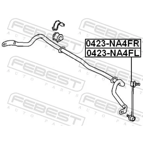 Tyč/Vzpera stabilizátora 0423-NA4FL /FEBEST/ - obr. 1