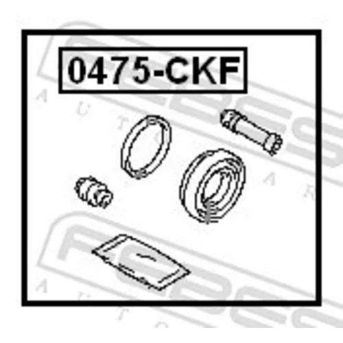 Opravná sada brzdového strmeňa 0475-CKF /FEBEST/ - obr. 1