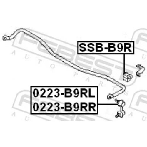 Tyč/Vzpera stabilizátora 0823-B9RR /FEBEST/ - obr. 1